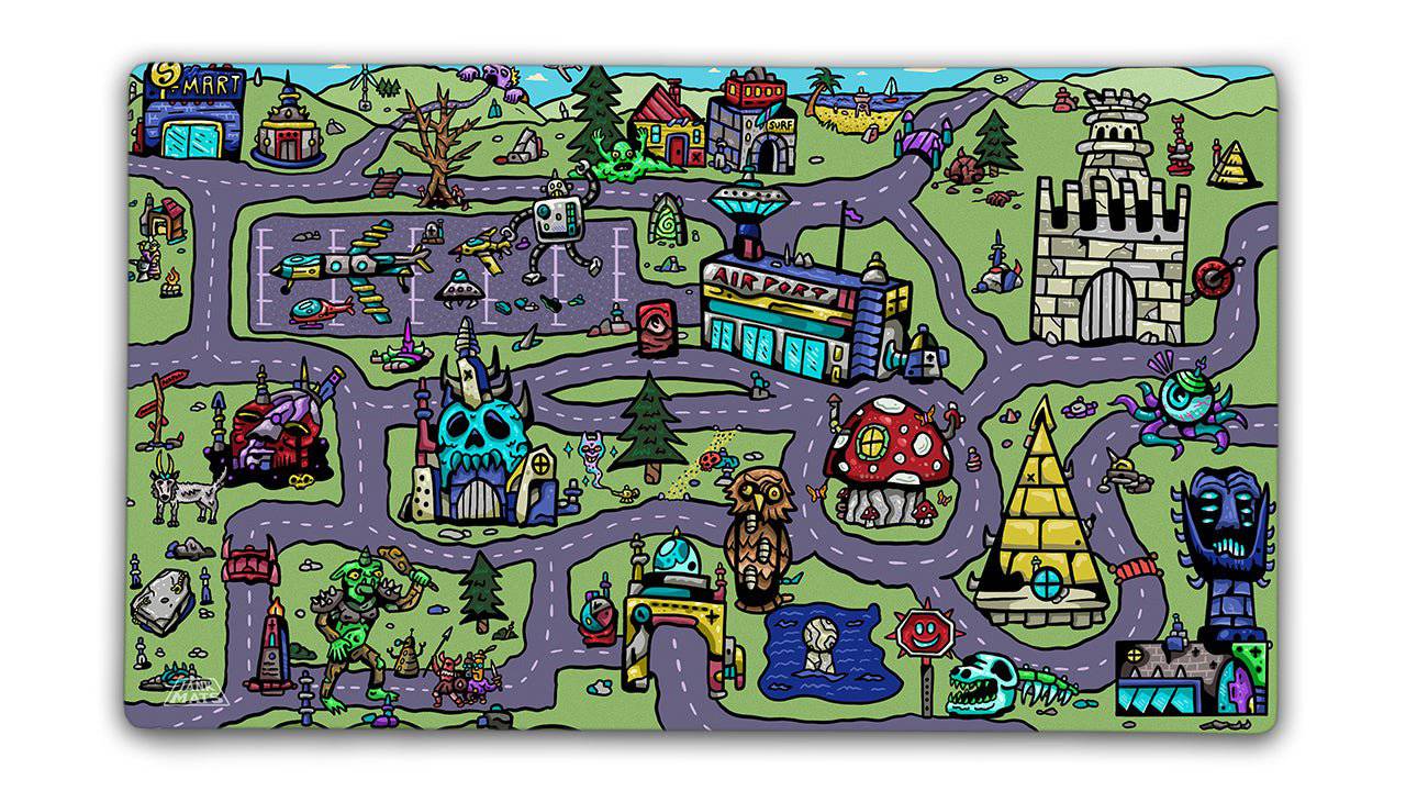 My Town Bundle Set | 4 Playmats and Commander Zone