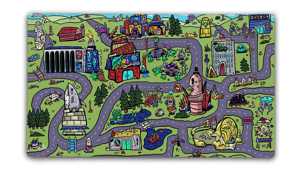 My Town Bundle Set | 4 Playmats and Commander Zone