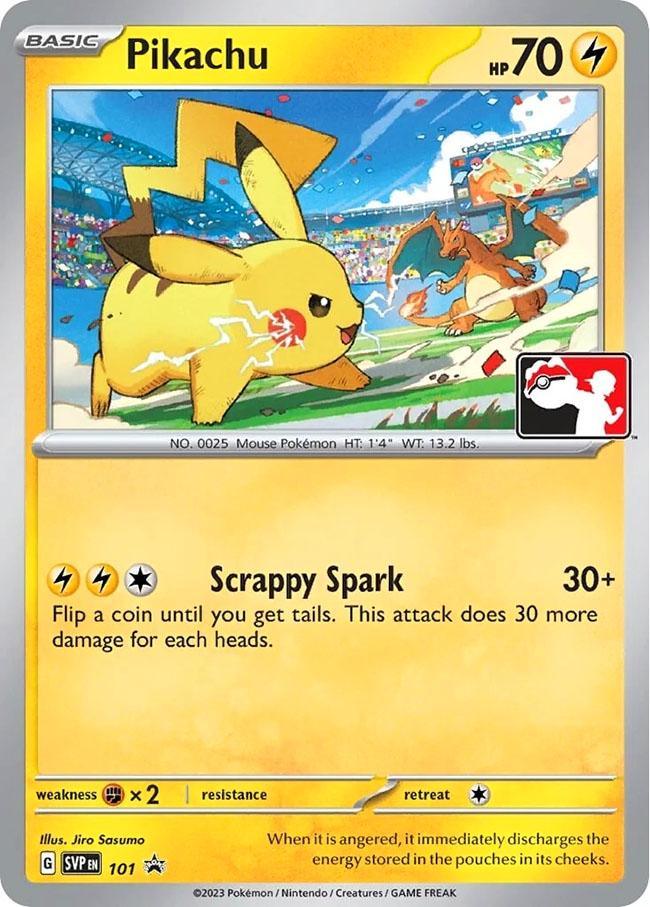 Pikachu (101) (Play Pokemon Promo) [League & Championship Cards]