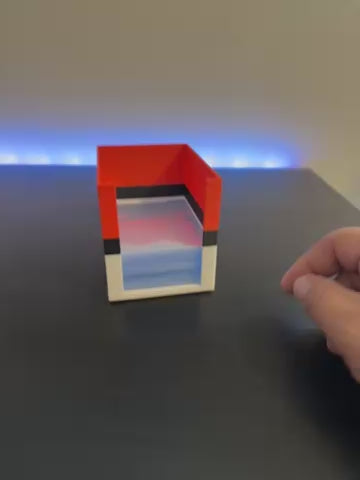 The Pulling Guard Junior - Penny Sleeve and Premium Top loader Dispenser & Organizer - Protect Your Pull! - Red & White with Black Stripe