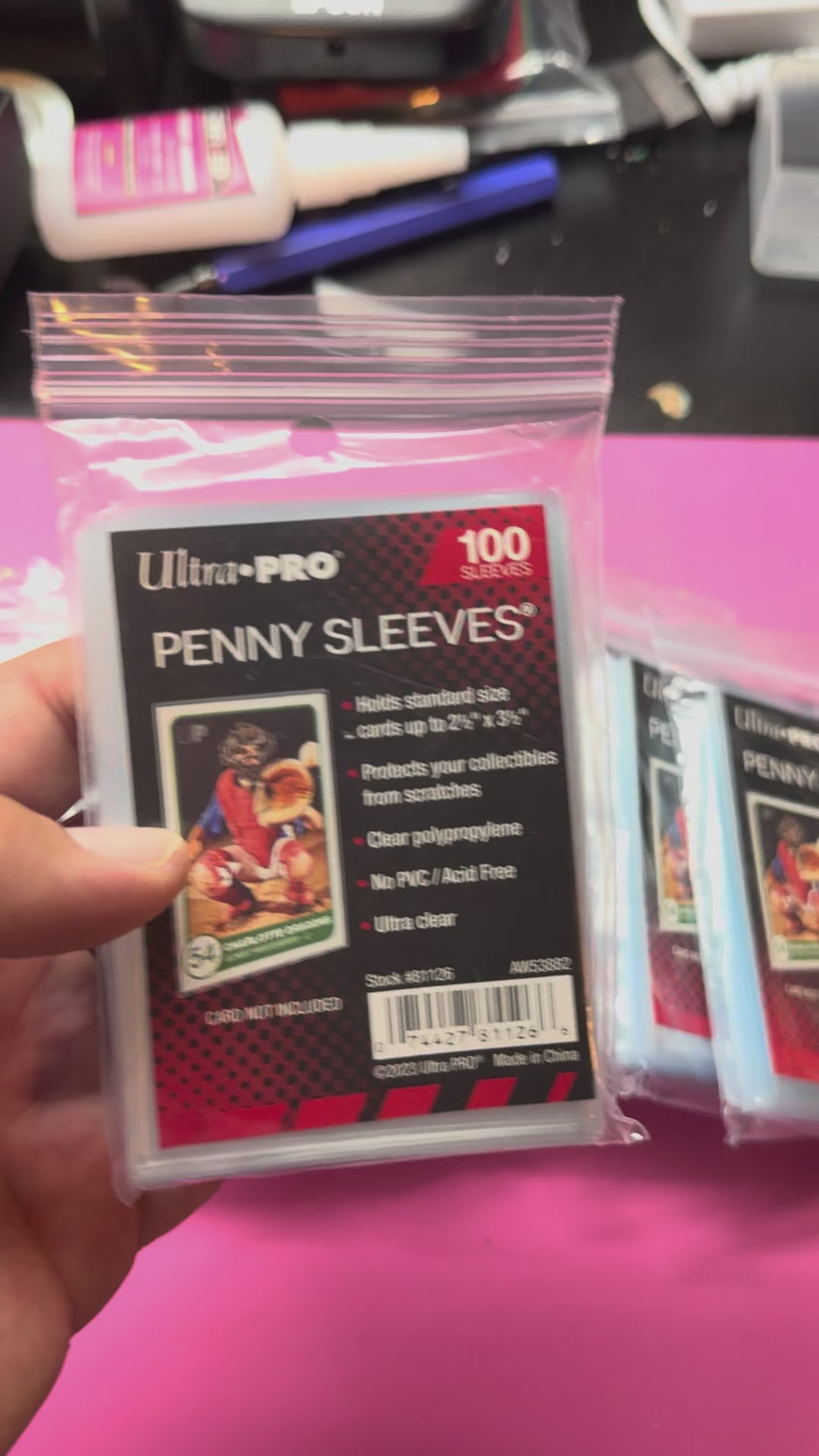 Ultra Pro Premium Penny Sleeve - 2.5" x 3.5" up to 35 pt. - The Industry Standard