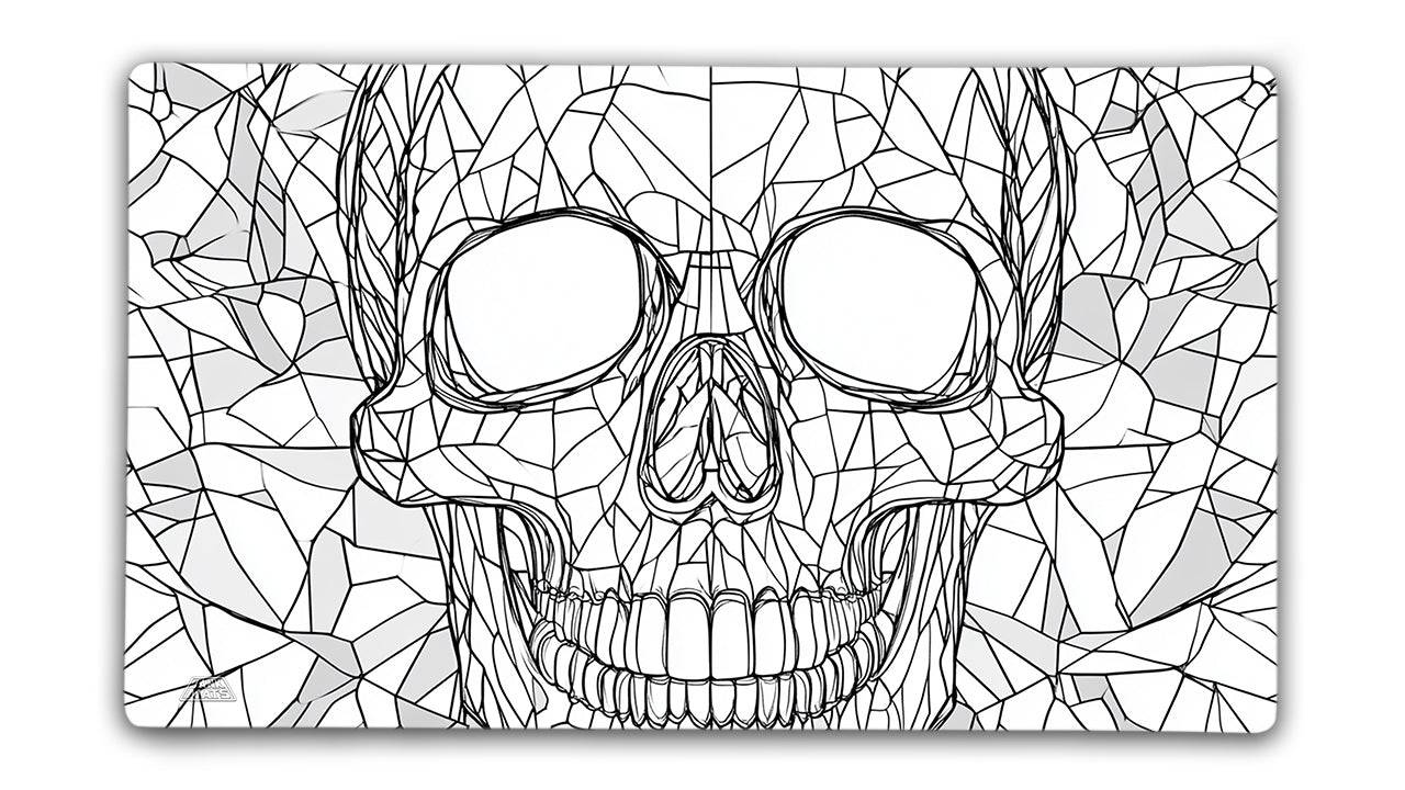 Skull | Color Your Own Playmat Set