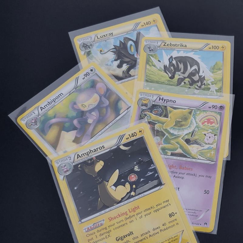CARDBOARD GOLD - SOFT CARD SLEEVES FOR STANDARD SIZE TRADING CARDS
