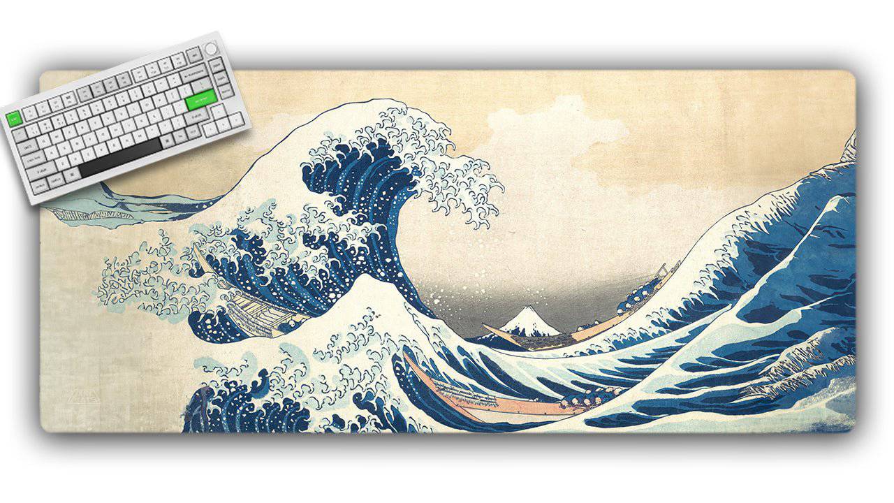 The Big Wave TCG Playmat or XL Desktop