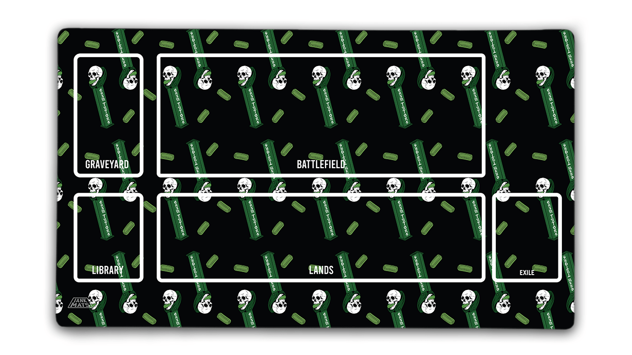 The Grim Pez Dispenser Learn to Play MTG Playmat