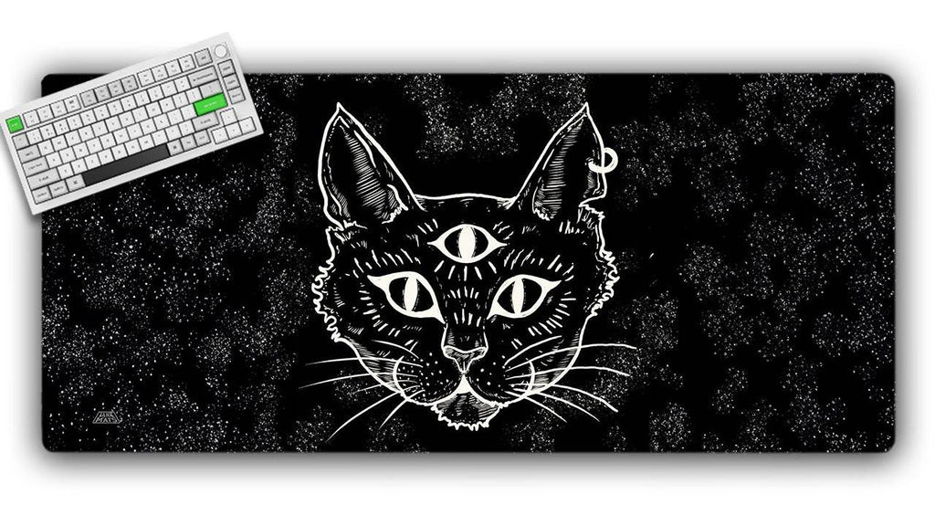 Trippy Cat Gaming Mat
